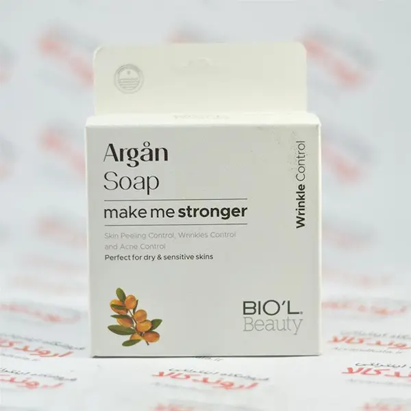 صابون جوانی صورت گلیسیرین و روغن آرگان بیول BIOL Argan وزن 100 گرم