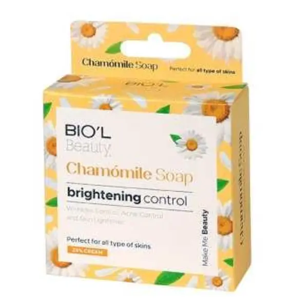 صابون روشن کننده صورت بابونه بیول BIOL Chamomile وزن 100 گرم