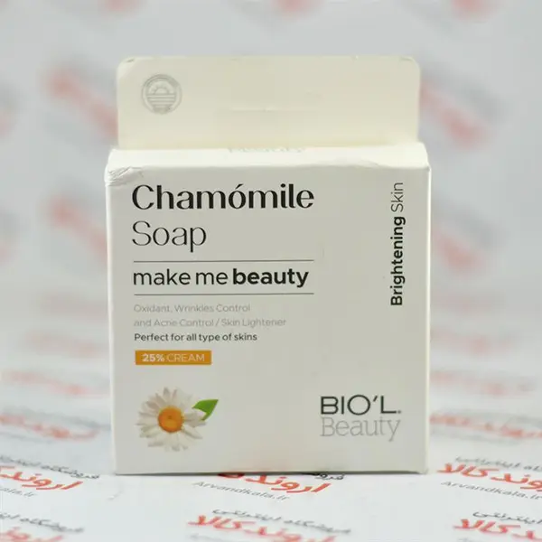 صابون روشن کننده صورت بابونه بیول BIOL Chamomile وزن 100 گرم