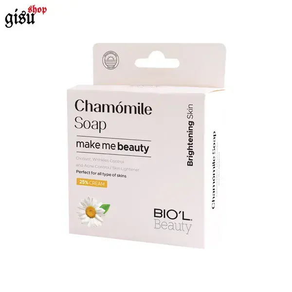 صابون روشن کننده صورت بابونه بیول BIOL Chamomile وزن 100 گرم