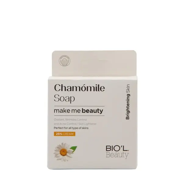 صابون روشن کننده صورت بابونه بیول BIOL Chamomile وزن 100 گرم