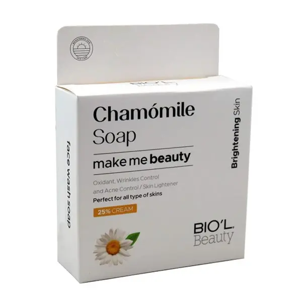 صابون روشن کننده صورت بابونه بیول BIOL Chamomile وزن 100 گرم