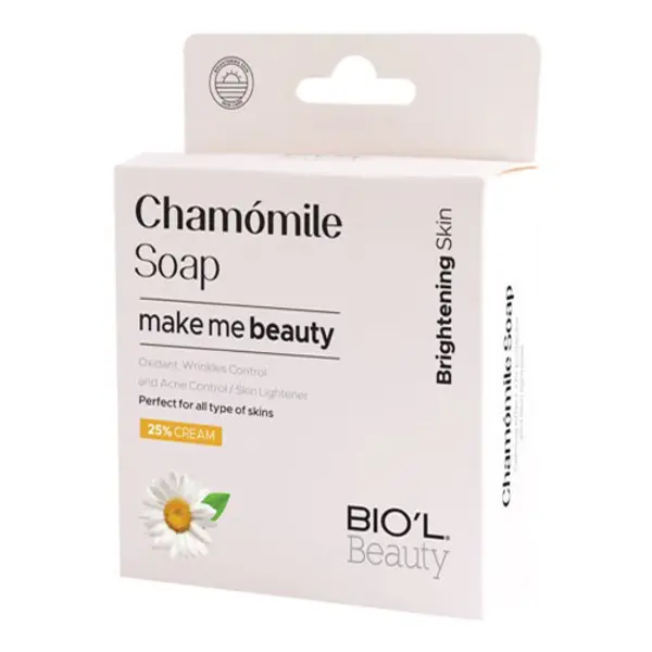 صابون روشن کننده صورت بابونه بیول BIOL Chamomile وزن 100 گرم
