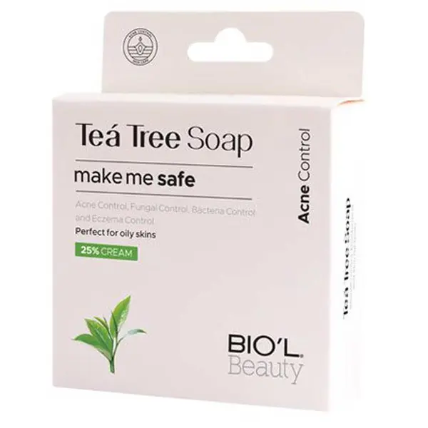 صابون زیبایی صورت درخت چای بیول BIOL Tea Tree وزن 100 گرم