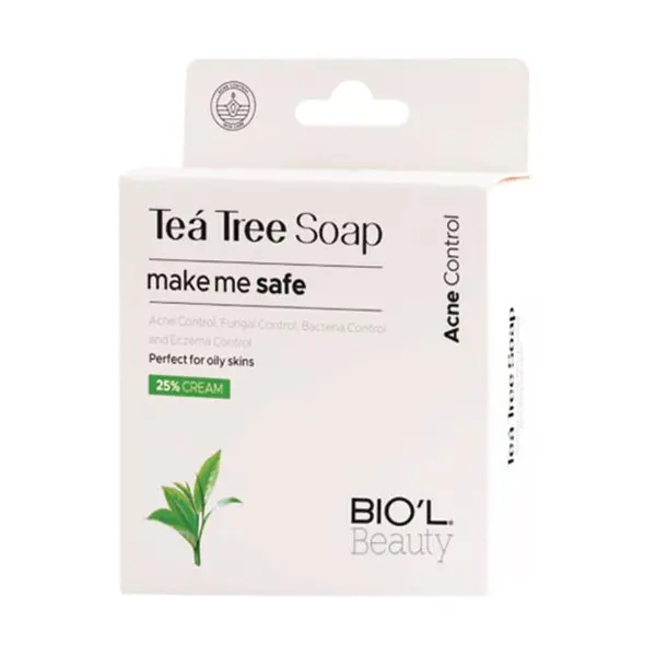 صابون زیبایی صورت درخت چای بیول BIOL Tea Tree وزن 100 گرم