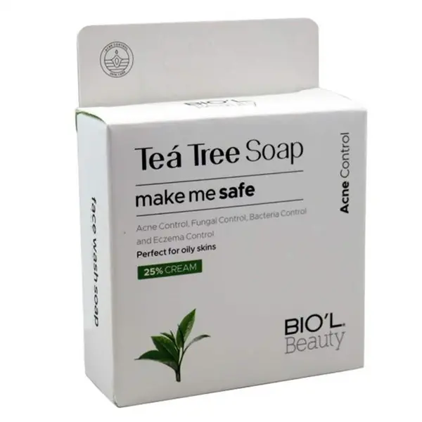 صابون زیبایی صورت درخت چای بیول BIOL Tea Tree وزن 100 گرم