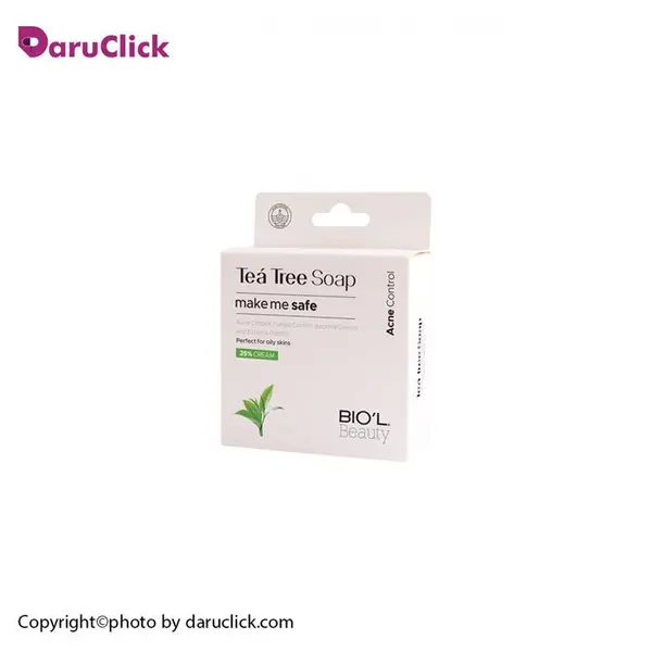 صابون زیبایی صورت درخت چای بیول BIOL Tea Tree وزن 100 گرم