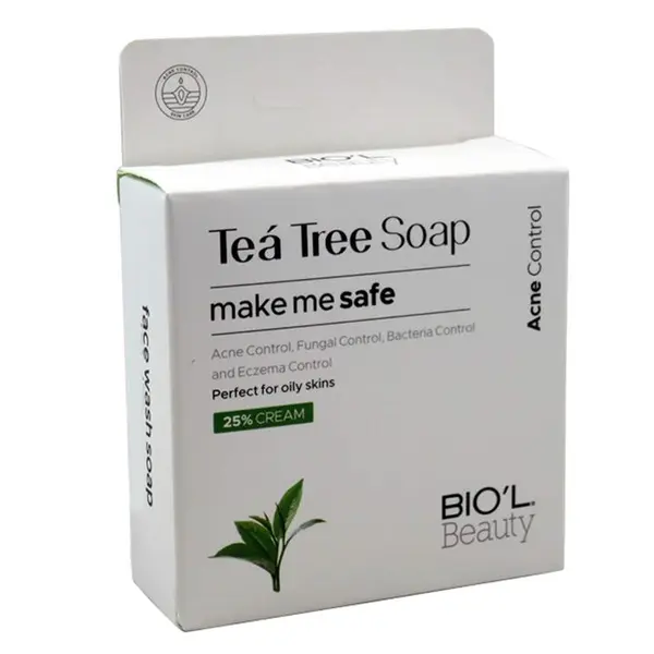 صابون زیبایی صورت درخت چای بیول BIOL Tea Tree وزن 100 گرم
