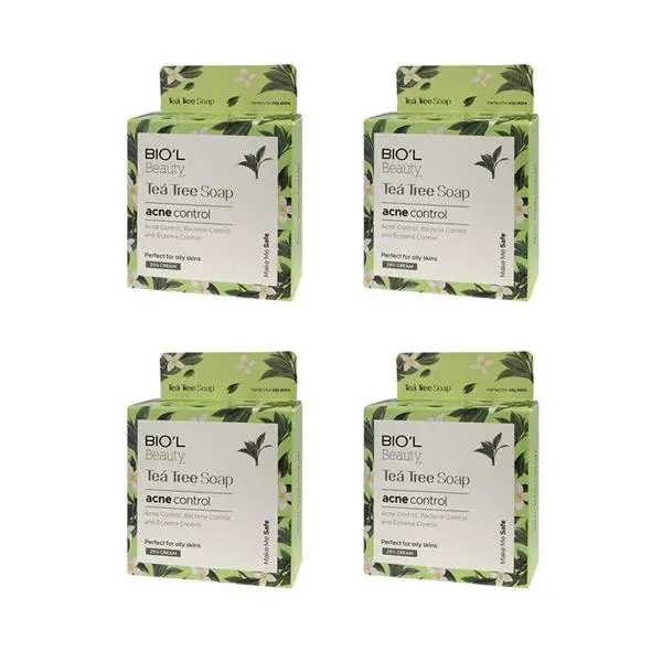 صابون زیبایی صورت درخت چای بیول BIOL Tea Tree وزن 100 گرم