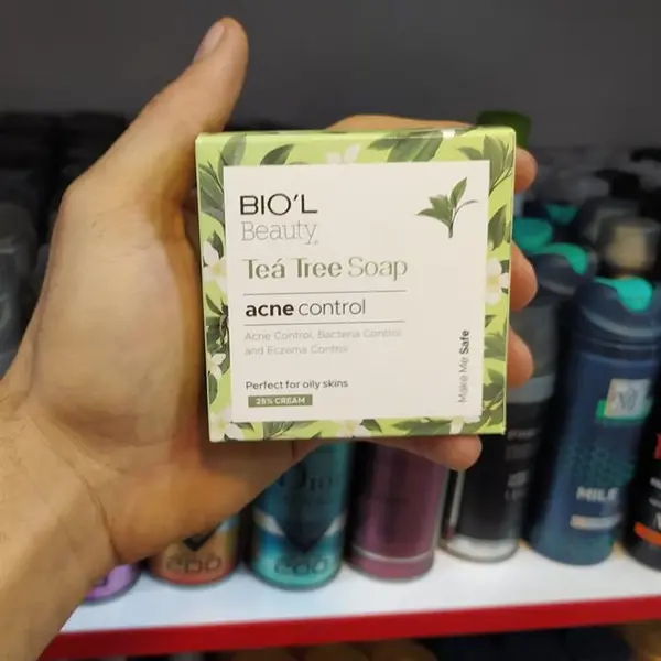 صابون زیبایی صورت درخت چای بیول BIOL Tea Tree وزن 100 گرم