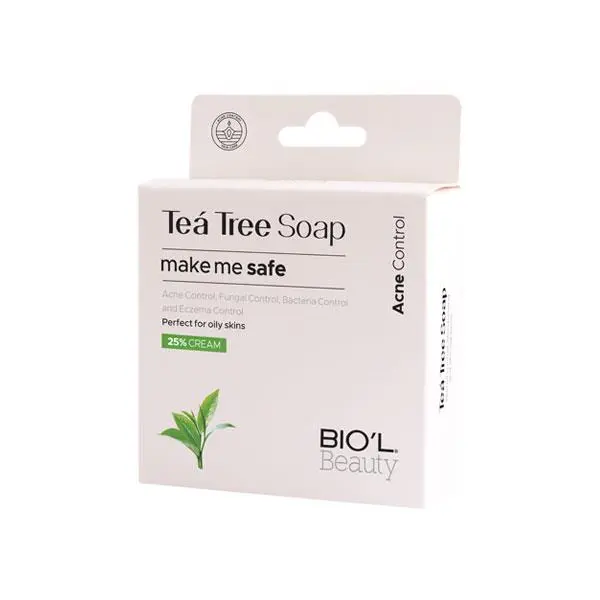 صابون زیبایی صورت درخت چای بیول BIOL Tea Tree وزن 100 گرم