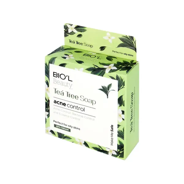 صابون زیبایی صورت درخت چای بیول BIOL Tea Tree وزن 100 گرم