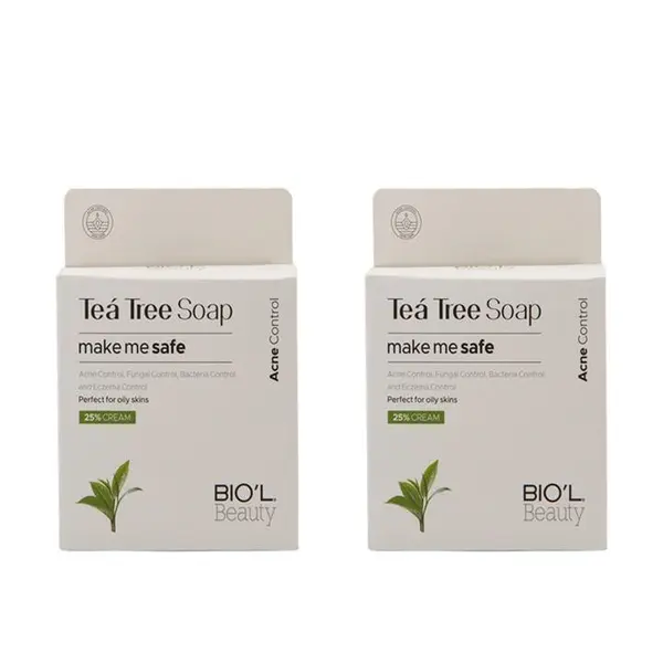 صابون زیبایی صورت درخت چای بیول BIOL Tea Tree وزن 100 گرم