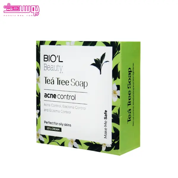 صابون زیبایی صورت درخت چای بیول BIOL Tea Tree وزن 100 گرم