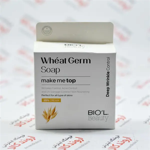 صابون جوانی صورت جوانه گندم بیول BIOL Wheat Germ وزن 100 گرم