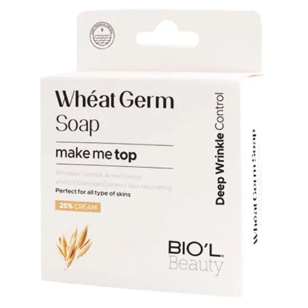 صابون جوانی صورت جوانه گندم بیول BIOL Wheat Germ وزن 100 گرم