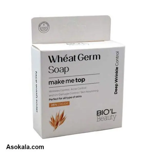 صابون جوانی صورت جوانه گندم بیول BIOL Wheat Germ وزن 100 گرم