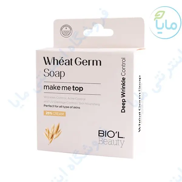 صابون جوانی صورت جوانه گندم بیول BIOL Wheat Germ وزن 100 گرم