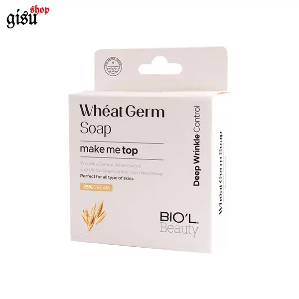 صابون جوانی صورت جوانه گندم بیول BIOL Wheat Germ وزن 100 گرم