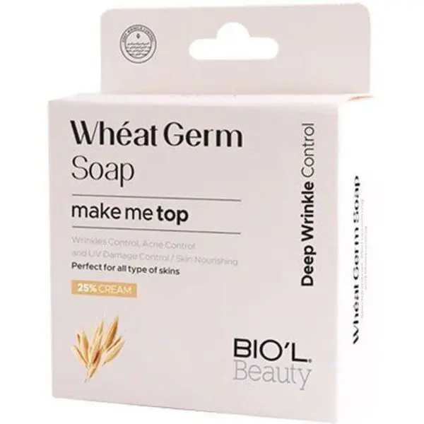صابون جوانی صورت جوانه گندم بیول BIOL Wheat Germ وزن 100 گرم