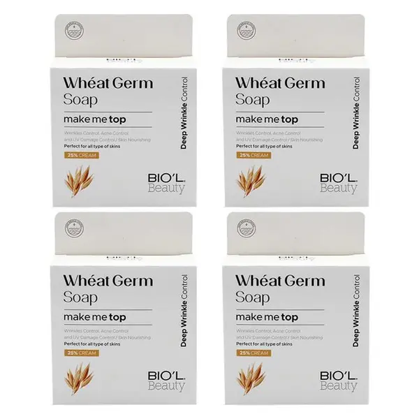 صابون جوانی صورت جوانه گندم بیول BIOL Wheat Germ وزن 100 گرم