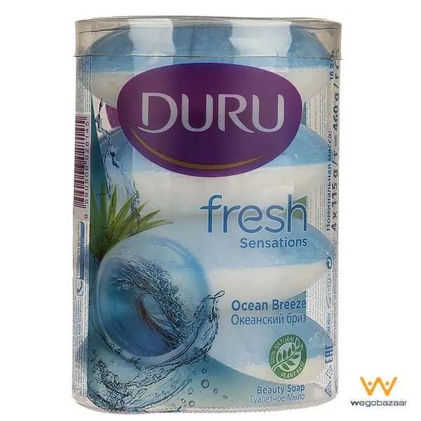 صابون دورو duru لیوانی آبی Ocean Fresh بسته 4 عددی