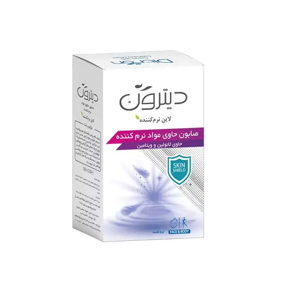 صابون شستشو دیترون مدل لانولین و ویتامین E  وزن 110 گرم