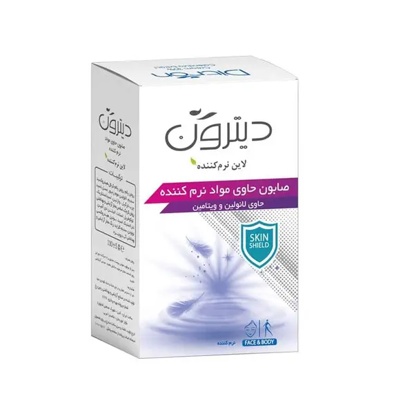 صابون شستشو دیترون مدل لانولین و ویتامین E  وزن 110 گرم