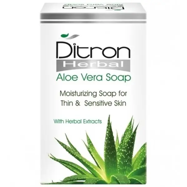 صابون دیترون سری Herbal مدل Aloe Vera وزن 110 گرم