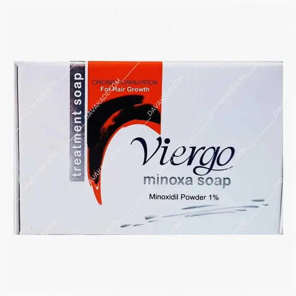 صابون ضد ریزش مو ویرگو مدل ماینوکسا  Minoxa وزن 100 گرم