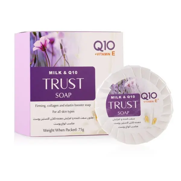 صابون شیر و Q10 تراست 75 گرم