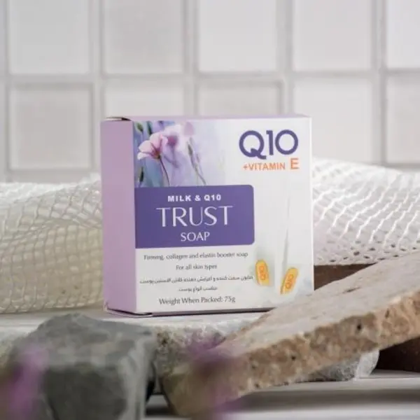صابون شیر و Q10 تراست 75 گرم