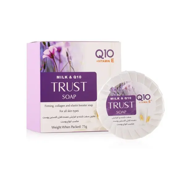صابون شیر و Q10 تراست 75 گرم