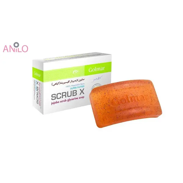 صابون لایه بردار طبیعی قوی گلمر مدل scrub X