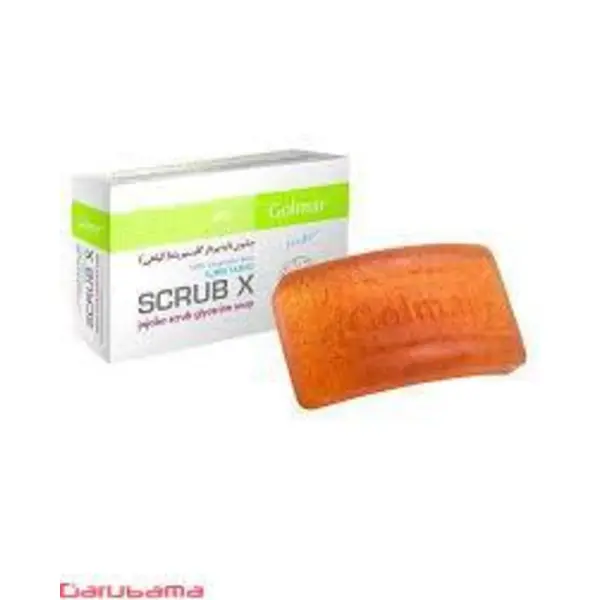 صابون لایه بردار طبیعی قوی گلمر مدل scrub X