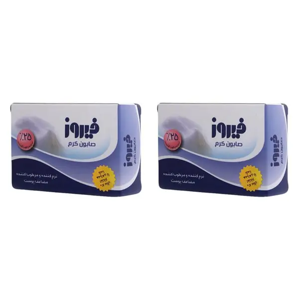 صابون کرم فیروز وزن 120 گرم