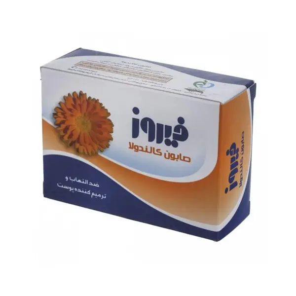صابون کالندولا فیروز وزن 120 گرم