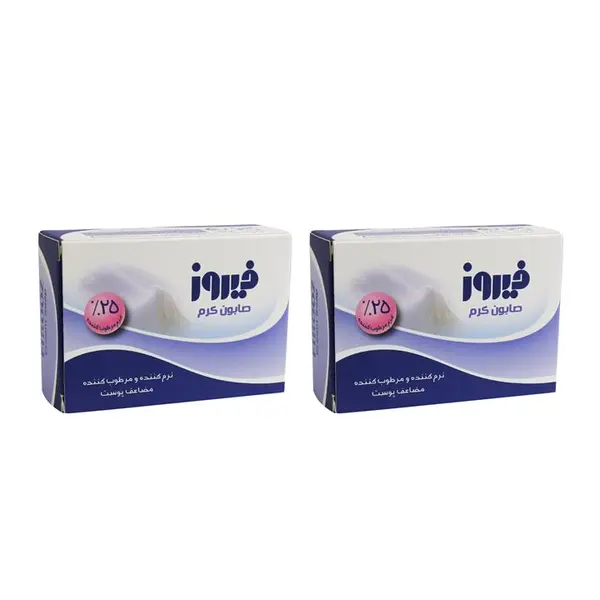 صابون کرم فیروز وزن 120 گرم