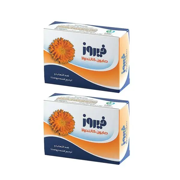 صابون کالندولا فیروز وزن 120 گرم