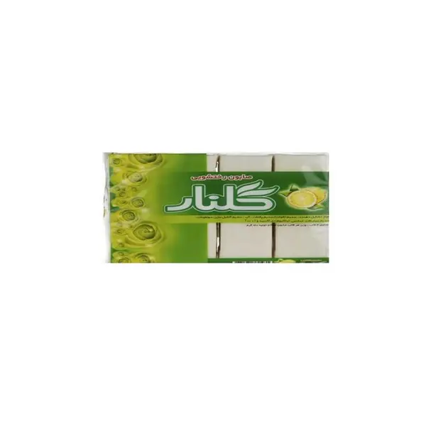 صابون لباسشویی گلنار مقدار 160 گرم بسته 4 عددی