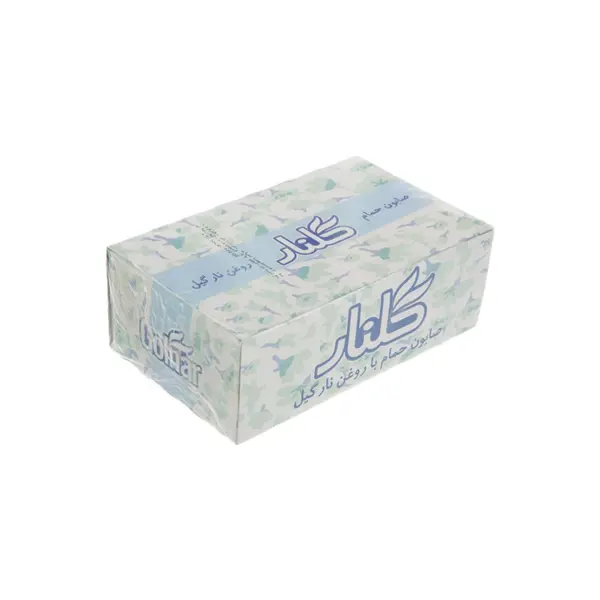 صابون حمام زرد طرح چهره 6 عددی 130 گرمی گلنار