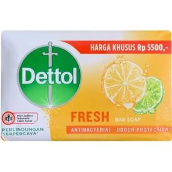 صابون ضد باکتری دتول مدل FRESH وزن 100 گرم