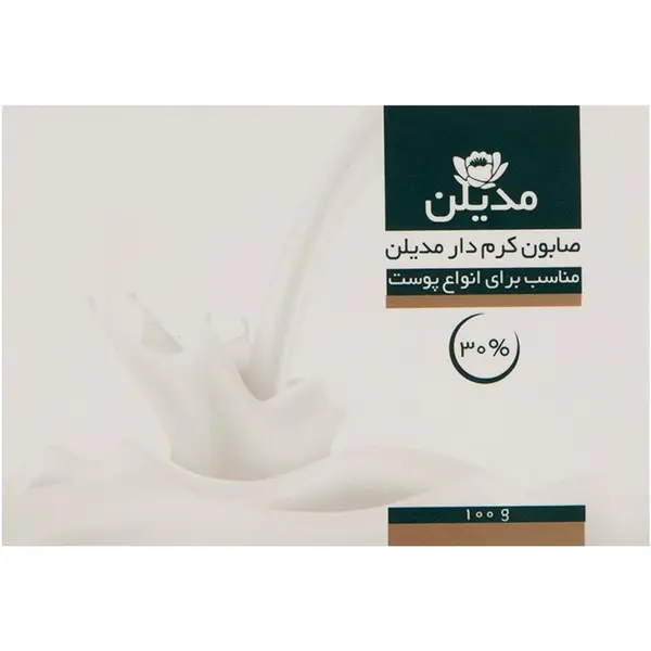 صابون کرمی مدیلن مدل Medisoft 30% مقدار 100 گرم