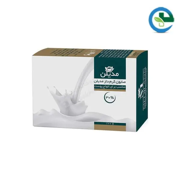 صابون کرمی مدیلن مدل Medisoft 30% مقدار 100 گرم