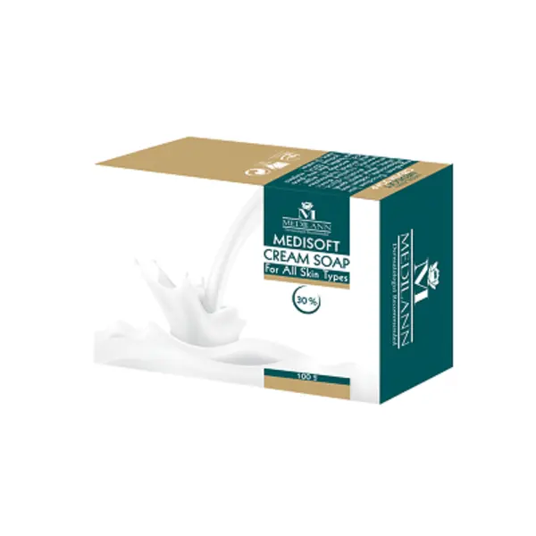صابون کرمی مدیلن مدل Medisoft 30% مقدار 100 گرم