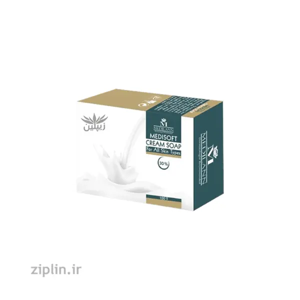 صابون کرمی مدیلن مدل Medisoft 30% مقدار 100 گرم