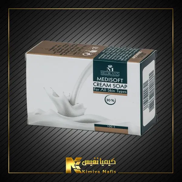 صابون کرمی مدیلن مدل Medisoft 30% مقدار 100 گرم