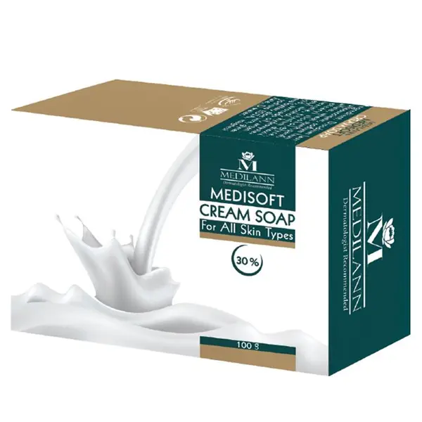 صابون کرمی مدیلن مدل Medisoft 30% مقدار 100 گرم