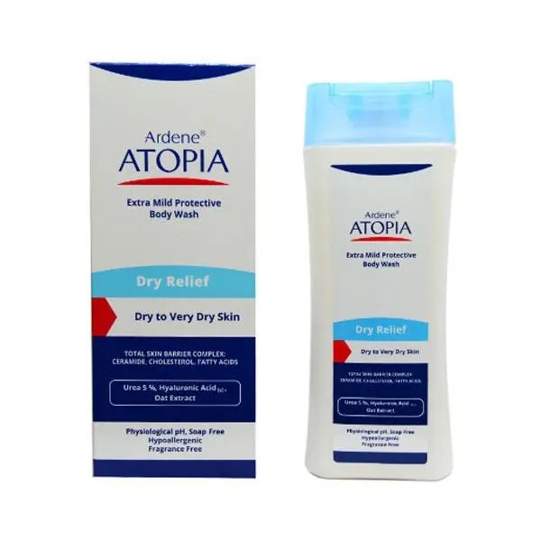 لوسیون شوینده و مرطوب کننده بدن مناسب پوست خشک و خیلی خشک درای ریلیف آتوپیا - آردن 250 میل