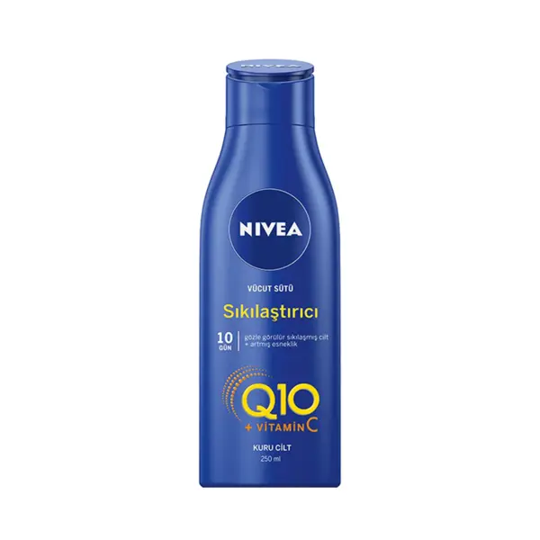 شیر بدن سفت کننده 250 میلی لیتر نیوآ مدل Nivea Body Q10 و ویتامین C